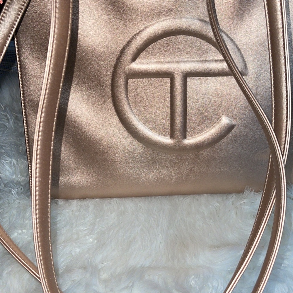Telfar Medium Copper Shopping Bag 100% Authentic - Picture 10 of 12
